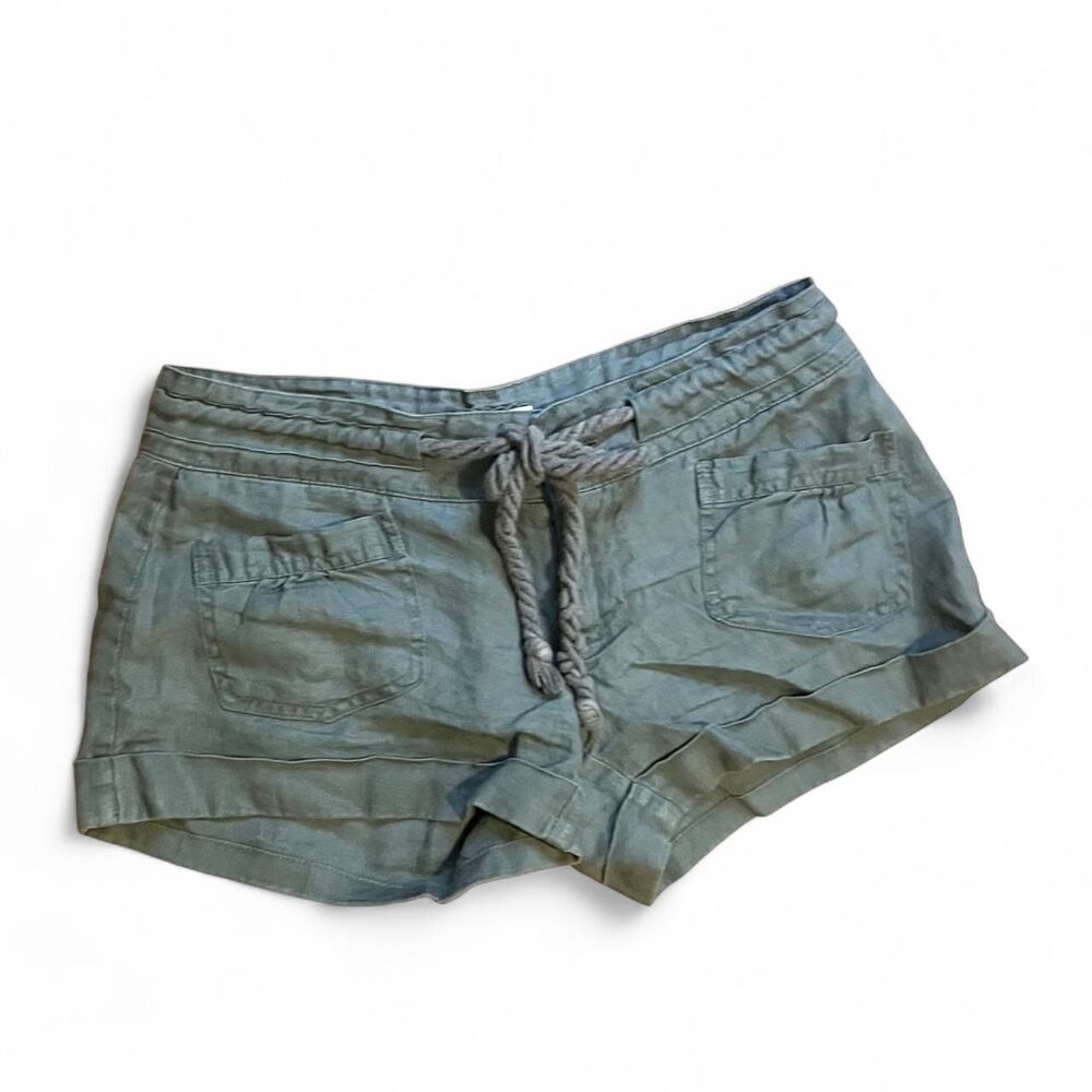 Y2k Micro shorts linen mini length